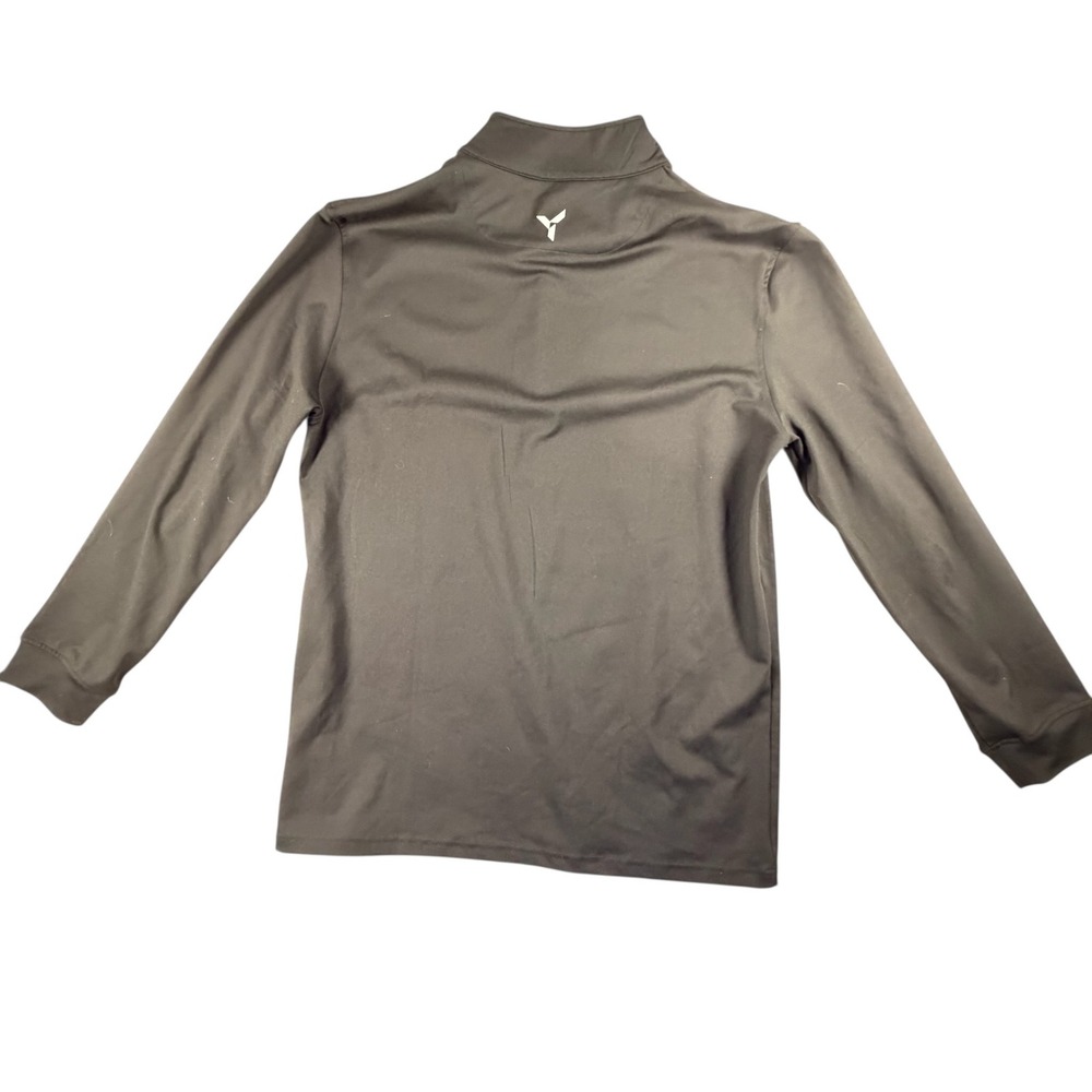 Yatta Golf Quarter Zip Pullover Mens Large Black Excellent Performance Stretch